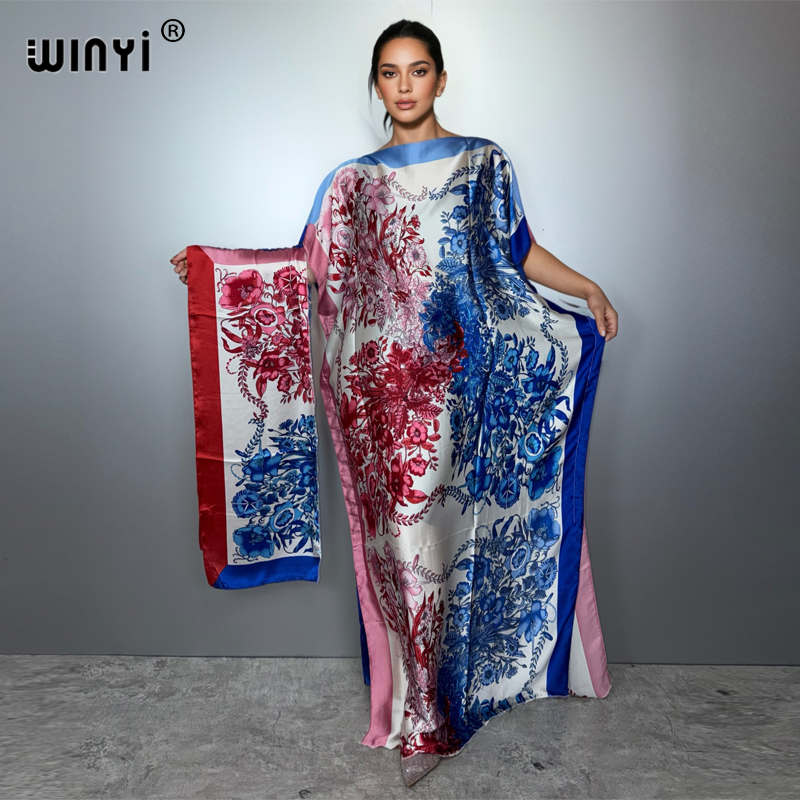 Boho Summer Beach Maxi Dress - Abito estivo boho africano WINYI per