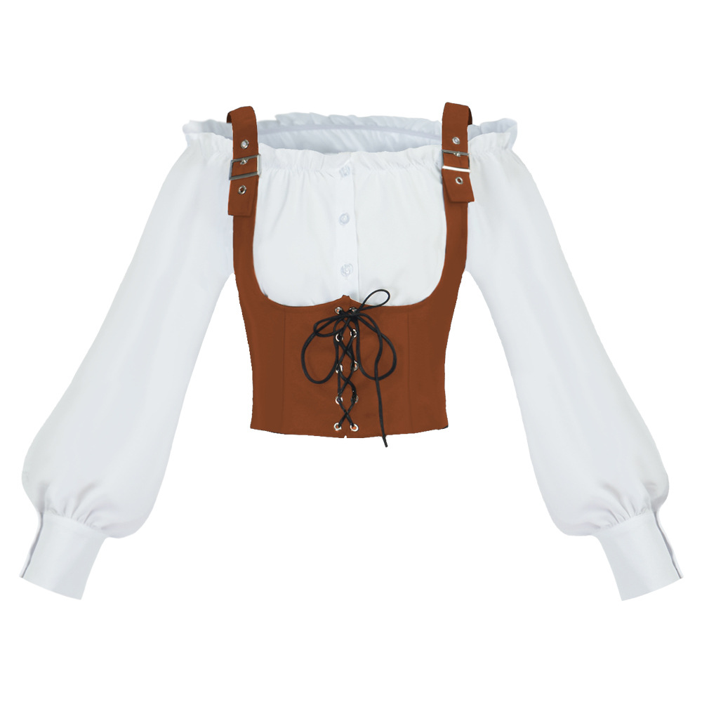 Tops - Camicetta da donna in stile western