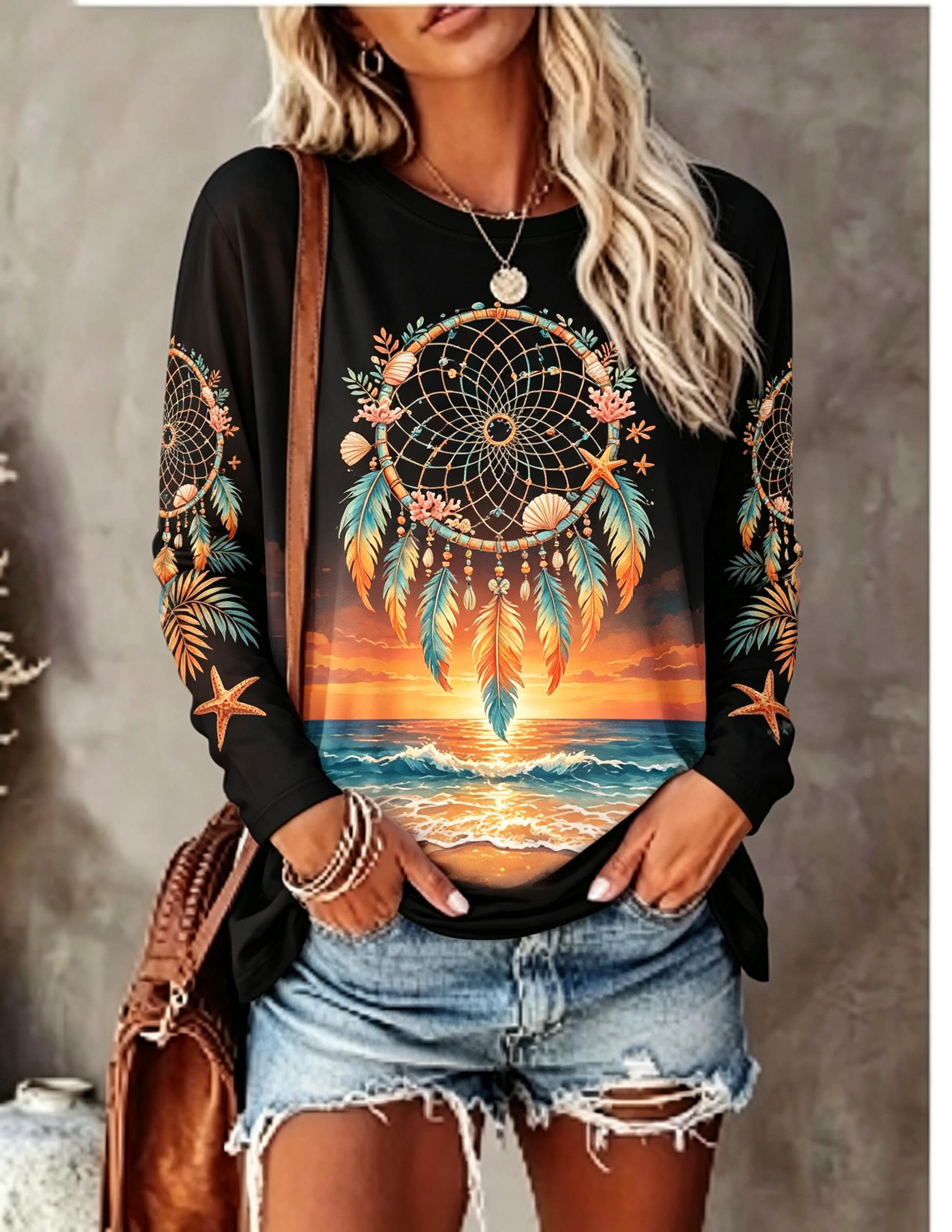 T-shirt da donna a maniche lun - Blouses recensione e prezzo