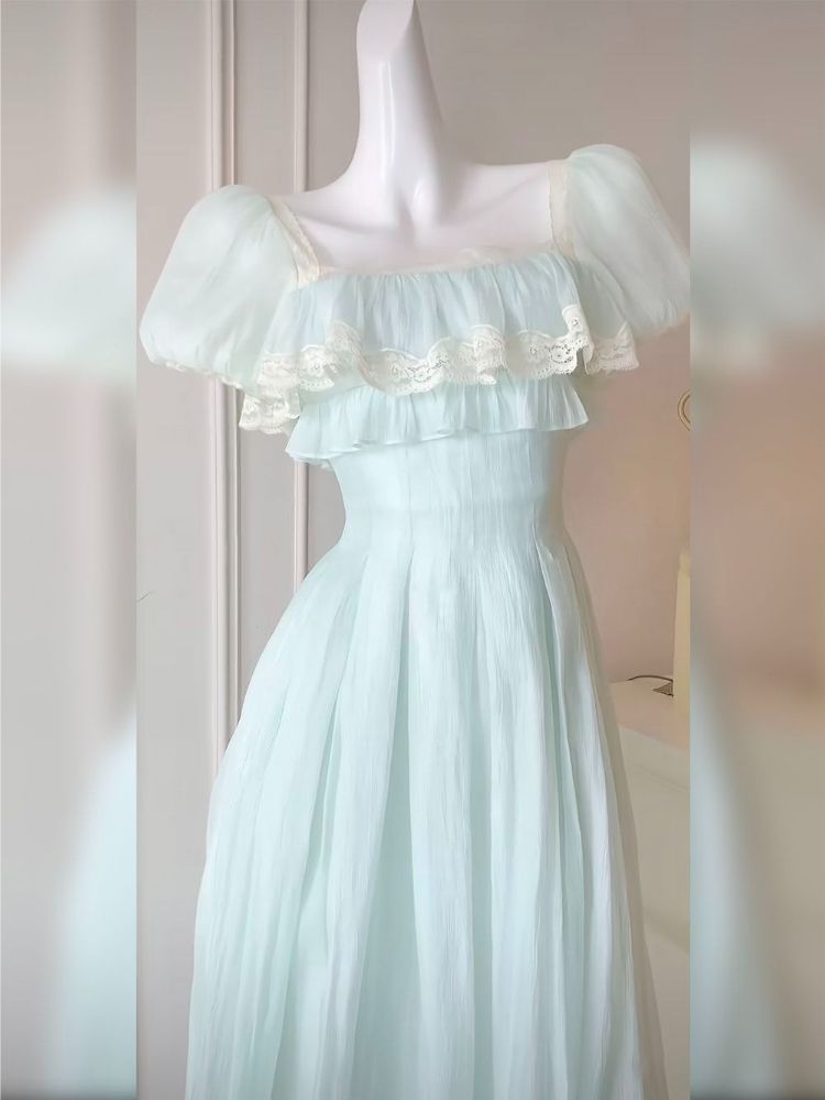 Abito Lungo Donna Vintage Fran - French Vintage Floral Midi Dress recensione e prezzo